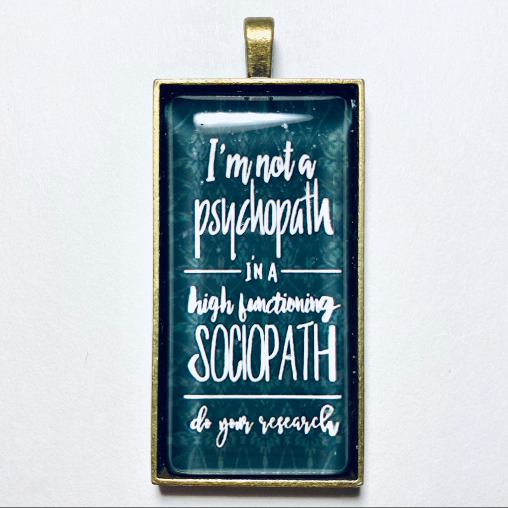 Sherlock Quote Pendant
